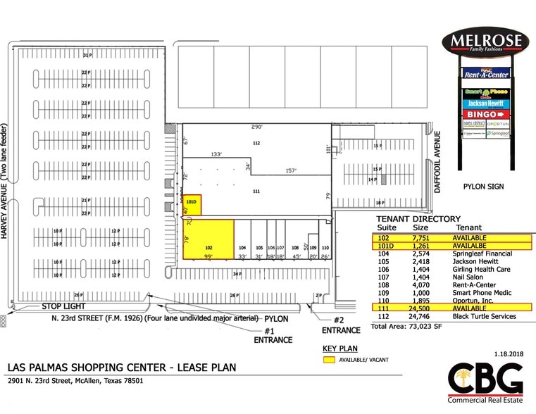 2901 N 23rd St, McAllen, TX for sale - Site Plan - Image 1 of 1