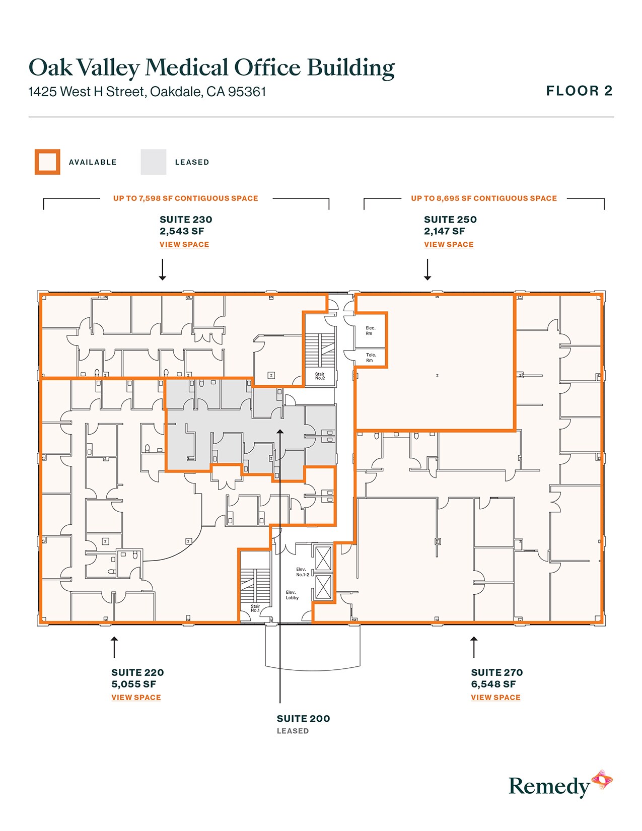 1425 W H St, Oakdale, CA for lease Floor Plan- Image 1 of 1