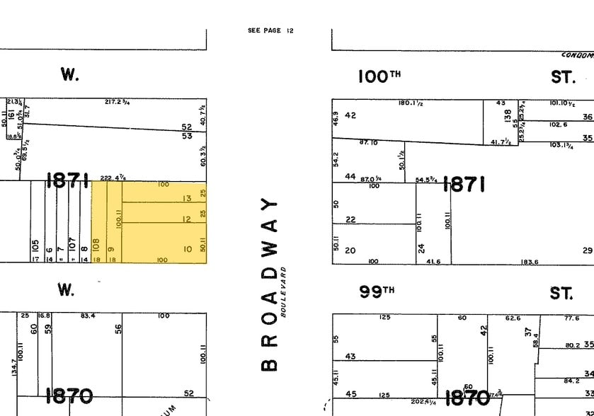 2625 Broadway, New York, NY for lease - Plat Map - Image 2 of 9