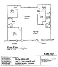 3000 Dundee Rd, Northbrook, IL for lease Floor Plan- Image 1 of 1