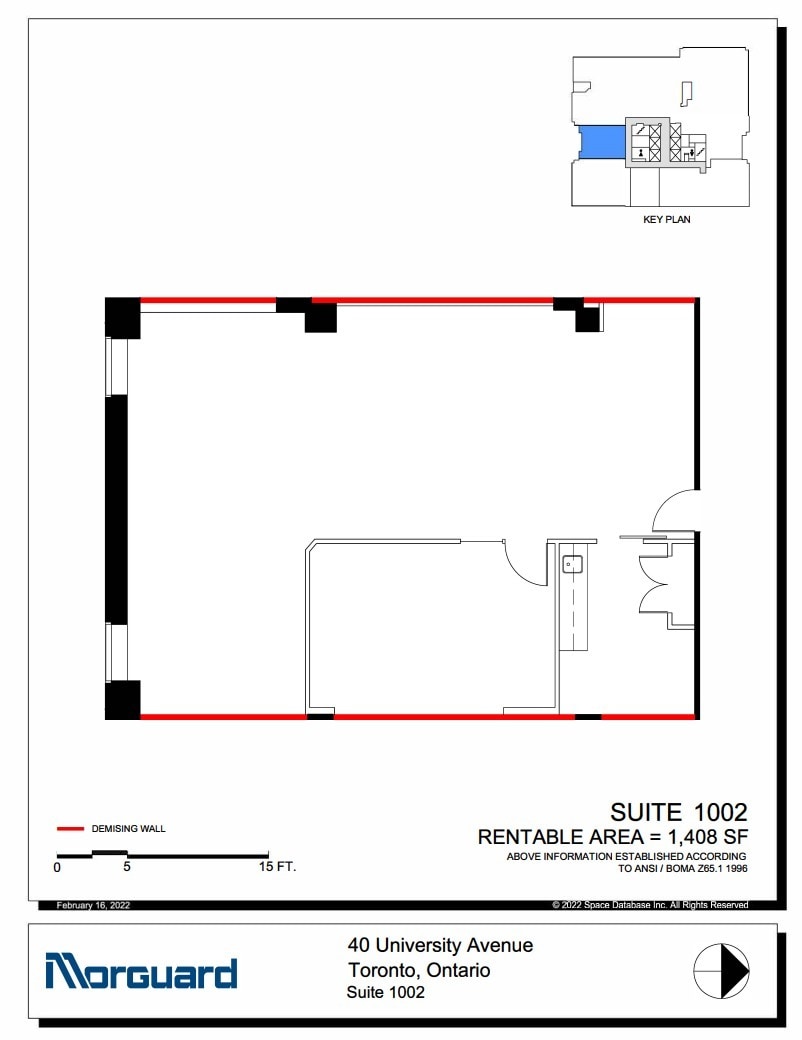 40 University Ave, Toronto, ON for lease Floor Plan- Image 1 of 1
