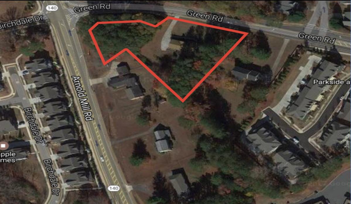 12555 Arnold Mill Rd, Alpharetta, GA for sale Aerial- Image 1 of 1