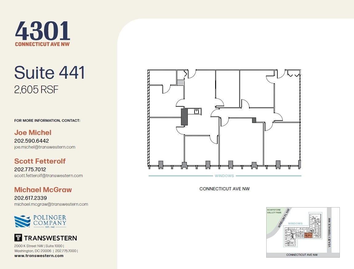 4301 Connecticut Ave NW, Washington, DC for lease Floor Plan- Image 1 of 1