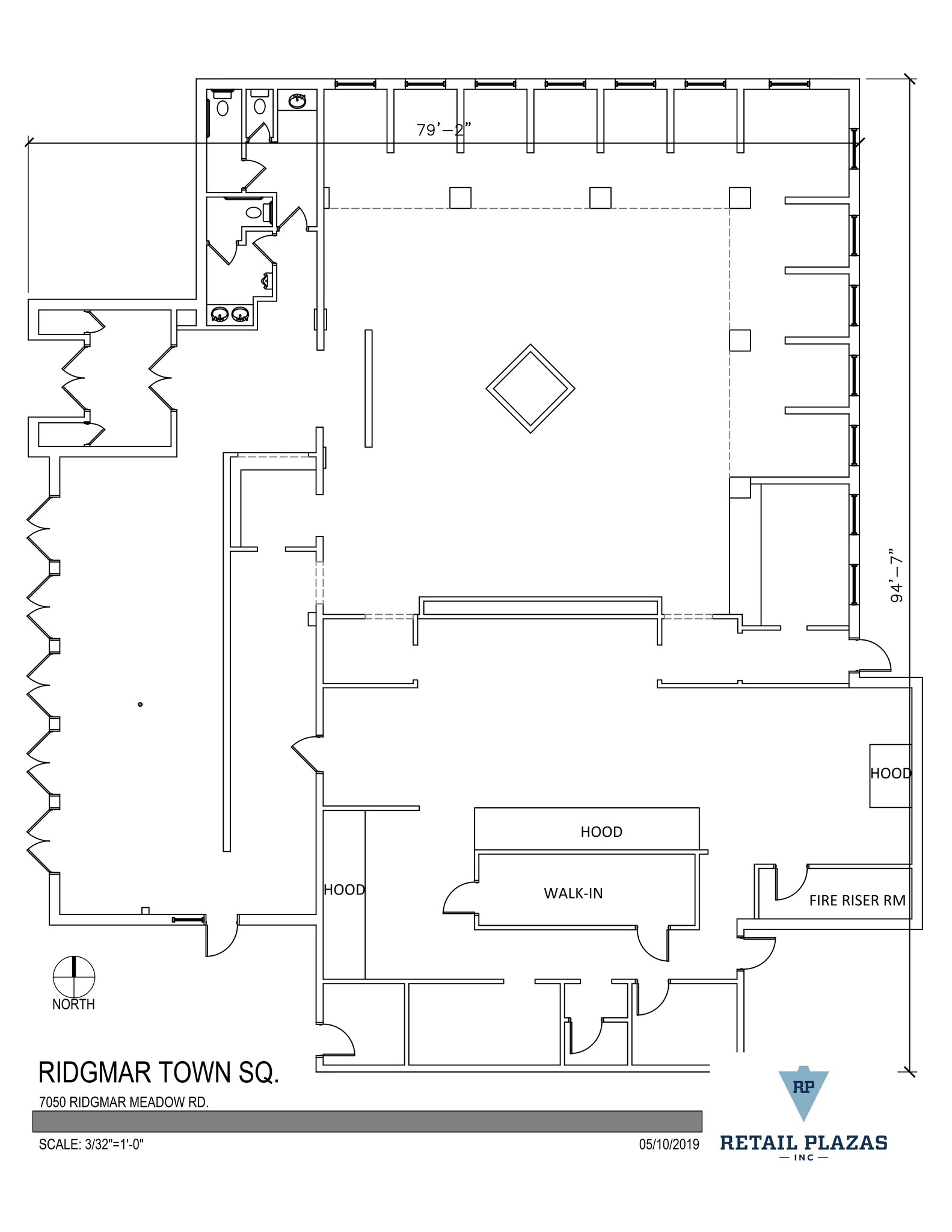 6801-7049 Ridgmar Meadow Rd, Fort Worth, TX for lease Site Plan- Image 1 of 1