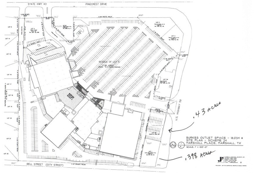 .398acre Pad Site at Marshall Mall, Marshall, TX 75672 Land for Sale