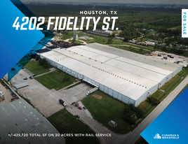 4202 Fidelity St, Houston TX - Warehouse