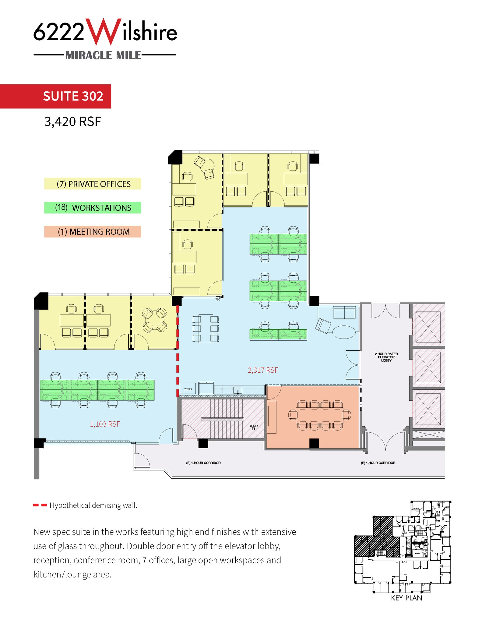 6222 Wilshire Blvd, Los Angeles, CA for lease Floor Plan- Image 1 of 1