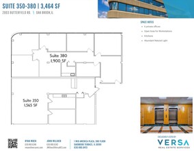 2707 Butterfield Rd, Oak Brook, IL for lease Floor Plan- Image 2 of 2