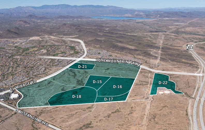 NEC El Mirage Rd & Vistancia Blvd, Peoria, AZ for lease - Aerial - Image 2 of 3