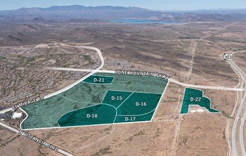 NEC El Mirage Rd & Vistancia Blvd, Peoria, AZ - aerial  map view - Image1