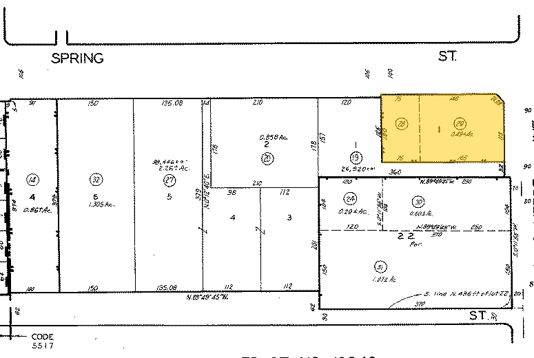 6330-6344 E Spring St, Long Beach, CA for lease - Plat Map - Image 2 of 2