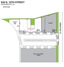 840 N 10th St, Sacramento, CA for lease Site Plan- Image 1 of 1