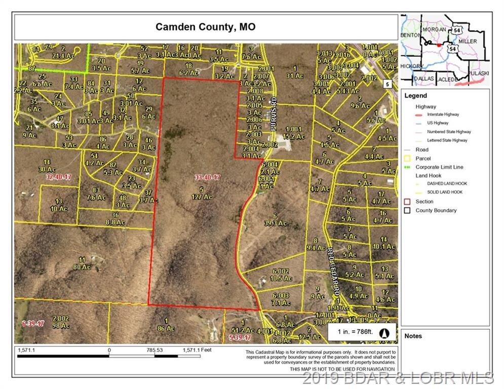 127 Acres Purvis Road, Sunrise Beach, MO 65079