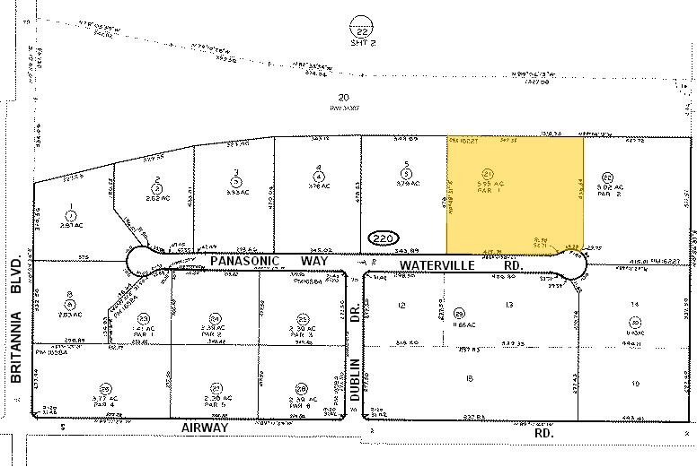 7828 Waterville Rd, San Diego, CA for sale - Plat Map - Image 2 of 8