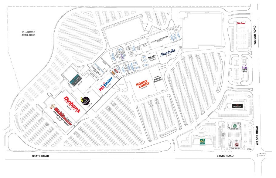 4101 E Wilder Rd, Bay City, MI for lease - Site Plan - Image 2 of 16