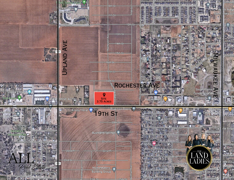 19th St & Rochester Ave, Lubbock, TX for sale - Aerial - Image 1 of 2