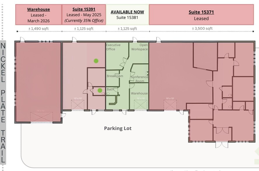 15371 Stony Creek Way, Noblesville, IN for lease - Floor Plan - Image 2 of 19