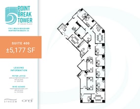 17011 Beach Blvd, Huntington Beach, CA for lease Floor Plan- Image 1 of 2