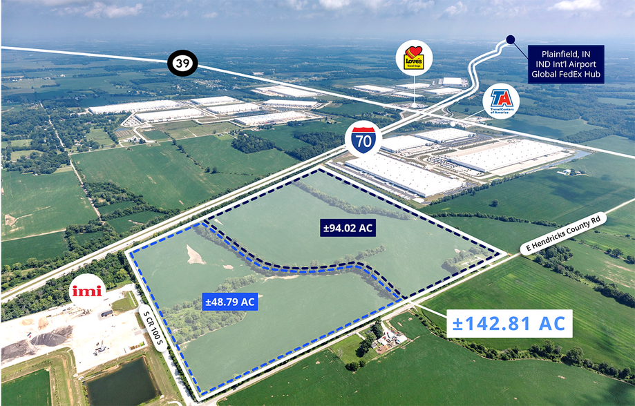 S CR 100 E & Hendricks County Rd, Clayton, IN for sale - Building Photo - Image 2 of 2