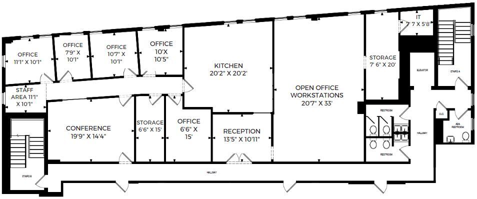716 Giddings Ave, Annapolis, MD for lease Floor Plan- Image 1 of 1