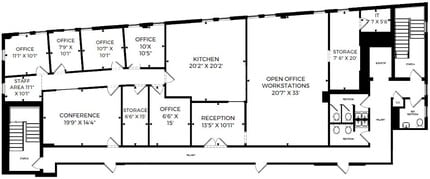 716 Giddings Ave, Annapolis, MD for lease Floor Plan- Image 1 of 1