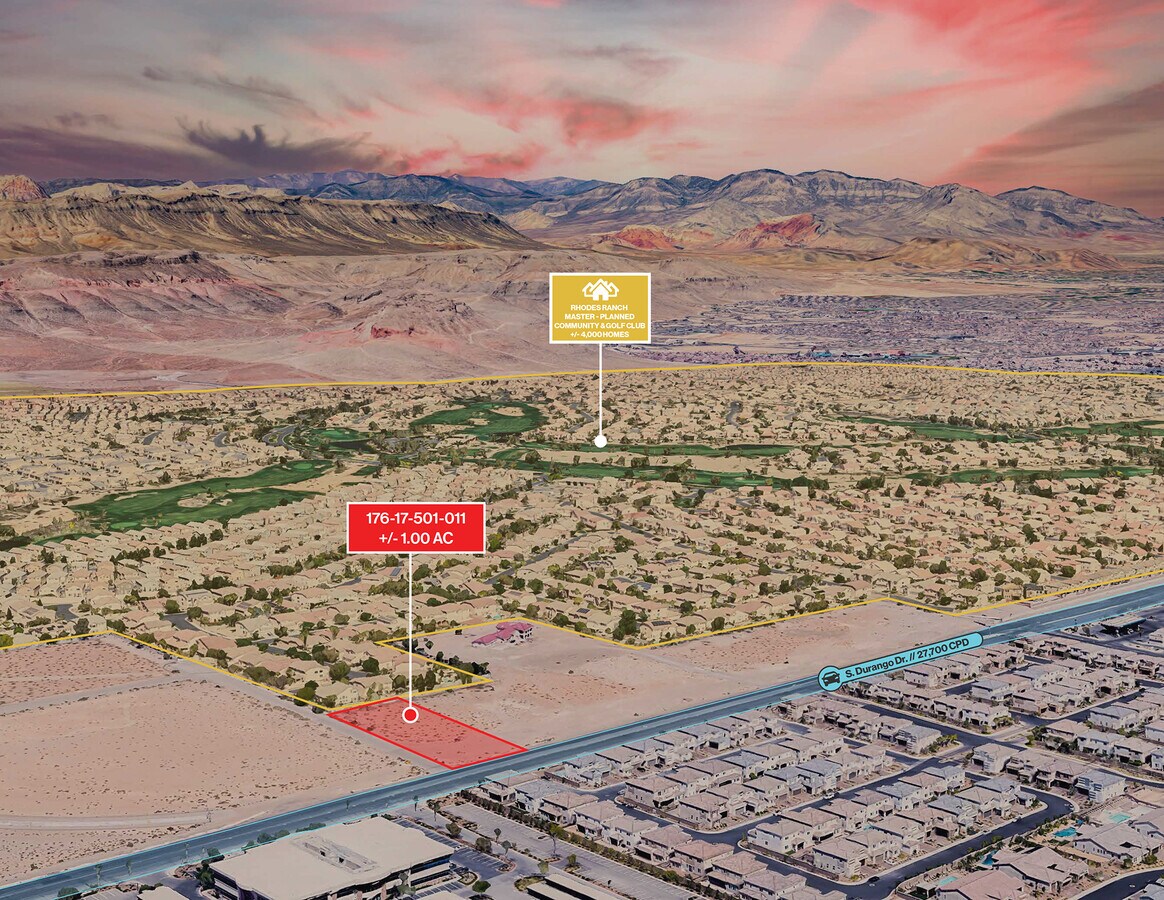 S. Durango Drive, Las Vegas, NV 89148 ±1.00 AC Commercial Land S. Durango Drive