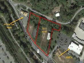 456-466 Swannanoa River Rd, Asheville, NC - AERIAL  map view