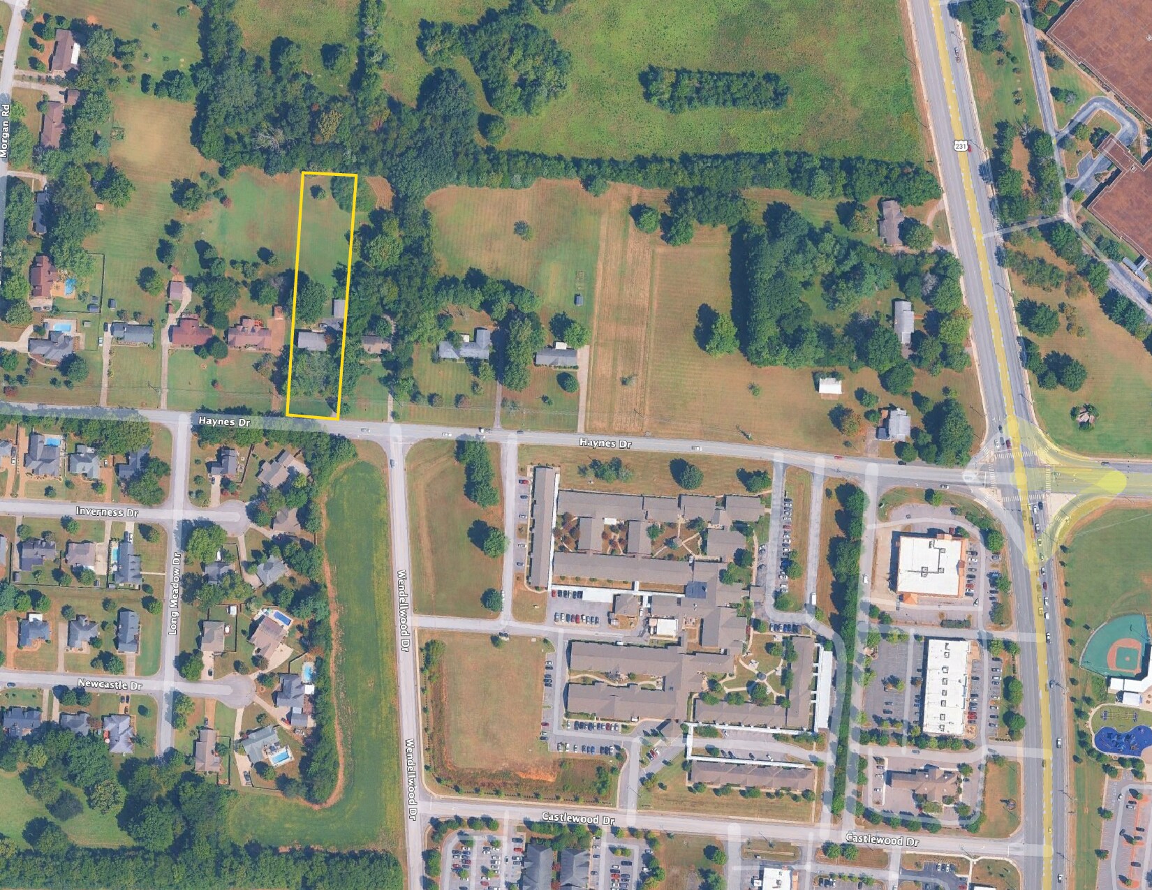 214 Haynes Dr, Murfreesboro, TN for sale Aerial- Image 1 of 2