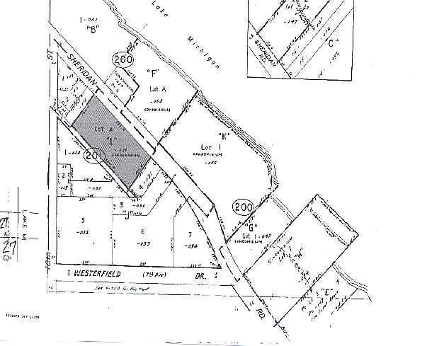 1625 Sheridan Rd, Wilmette, IL for sale Plat Map- Image 1 of 1