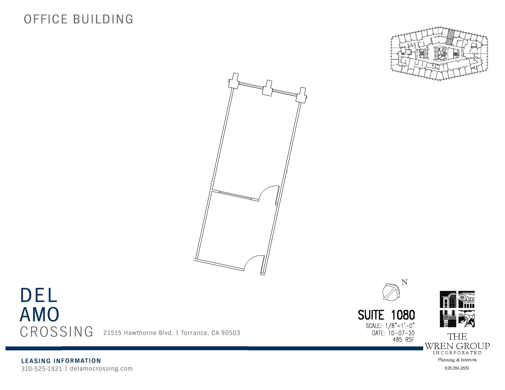 21515 Hawthorne Blvd, Torrance, CA for lease Floor Plan- Image 1 of 2