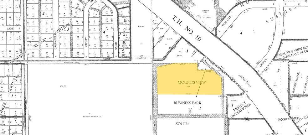 5222-5230 Quincy St, Mounds View, MN for lease - Plat Map - Image 3 of 3