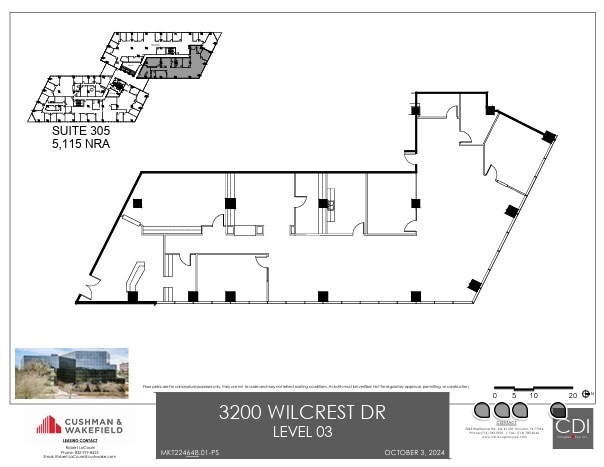 3200 Wilcrest Dr, Houston, TX for lease Floor Plan- Image 1 of 1