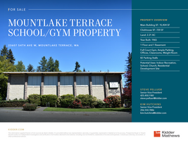 Mountlake Terrace School/Gym Property - Commercial Real Estate