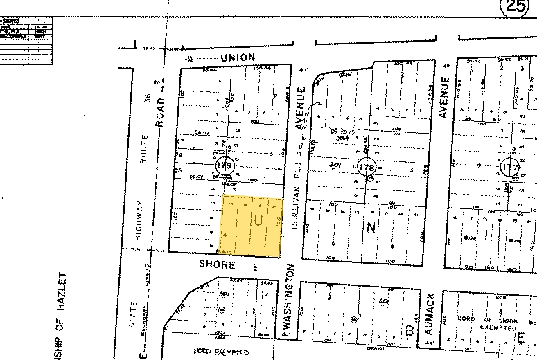 1017 US Highway 36, Union Beach, NJ for lease - Plat Map - Image 2 of 3