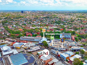 15-17 Regent St, Kogarah, NSW - Aerial map view