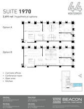 44 Montgomery St, San Francisco, CA for lease Floor Plan- Image 2 of 2