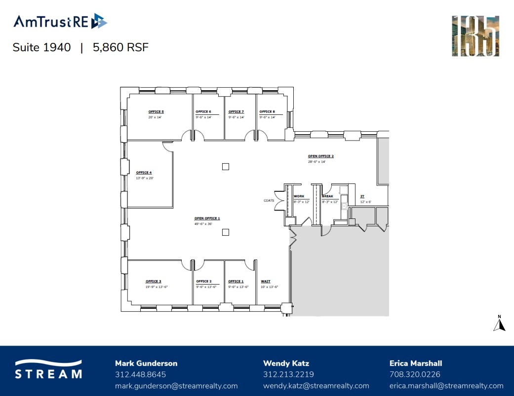 135 S LaSalle St, Chicago, IL for lease Floor Plan- Image 1 of 1