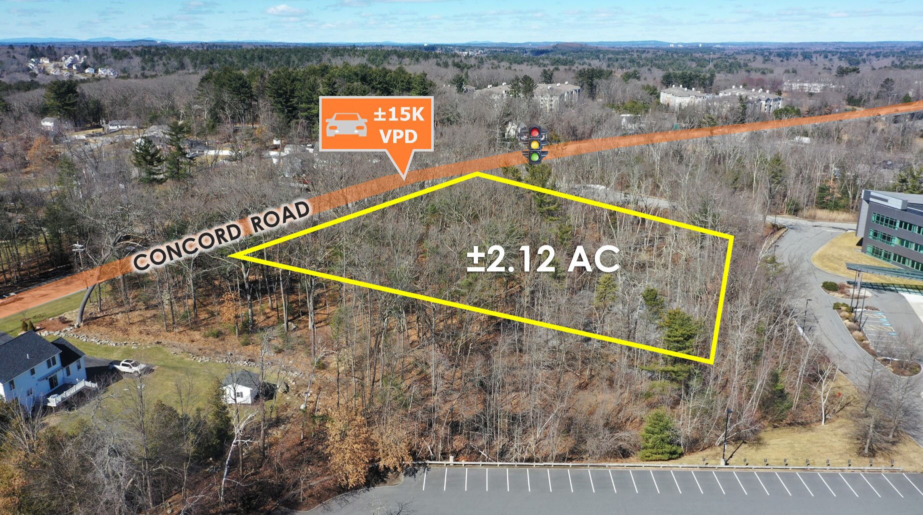270 Concord Rd, Billerica, MA 01821 LOT 3B 2.12 AC Industrial Lot