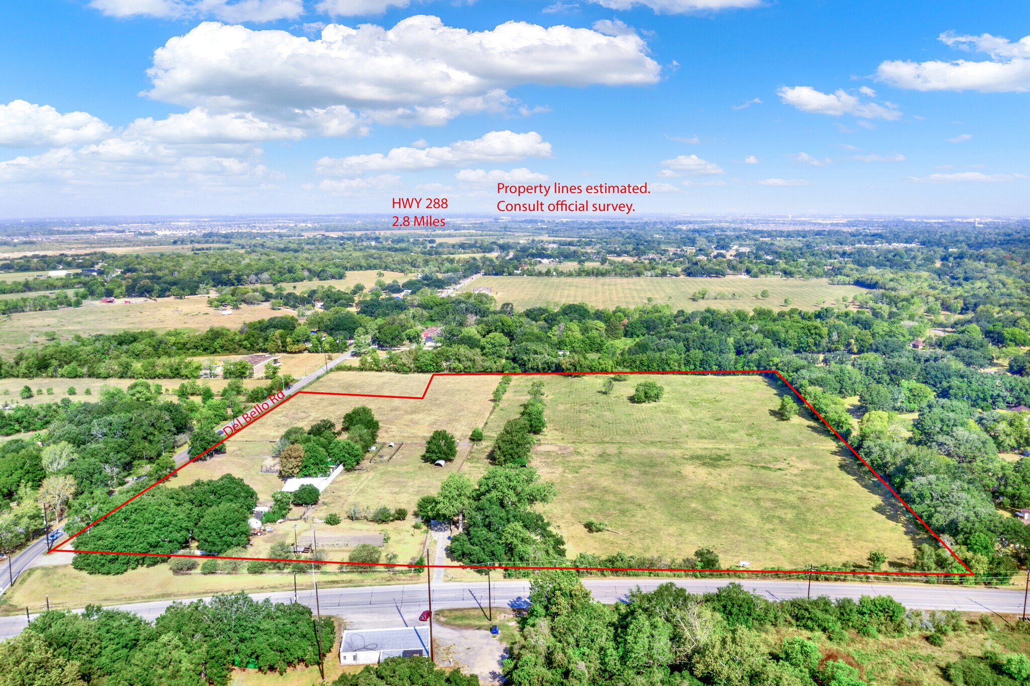 5902 Masters Rd, Manvel, TX for sale Aerial- Image 1 of 1