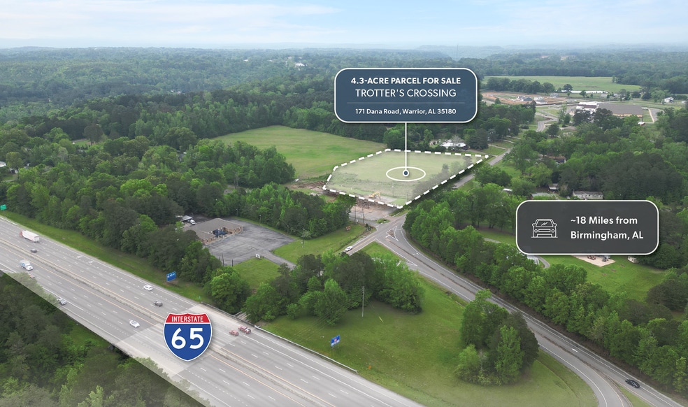 171 Dana Rd, Warrior, AL for sale - Aerial - Image 1 of 6