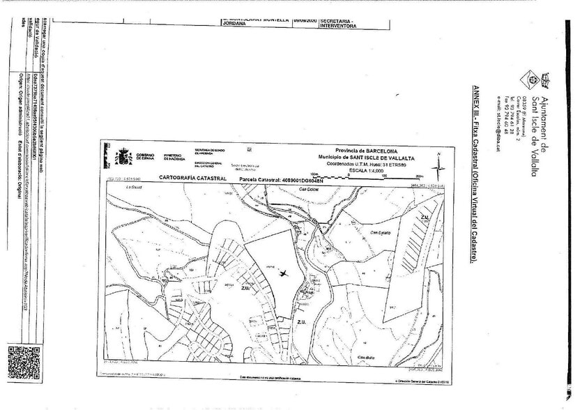 Carrer del Doctor Barri, 46, Sant Iscle de Vallalta, Barcelona for sale - Plat Map - Image 3 of 4