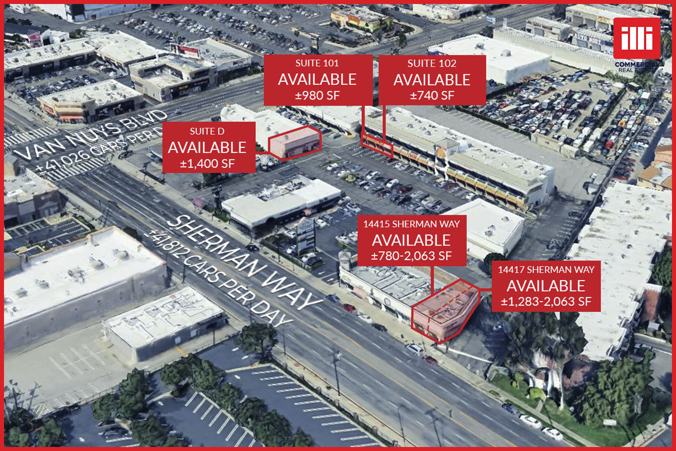 14435 Sherman Way, Van Nuys, CA for lease Aerial- Image 1 of 17