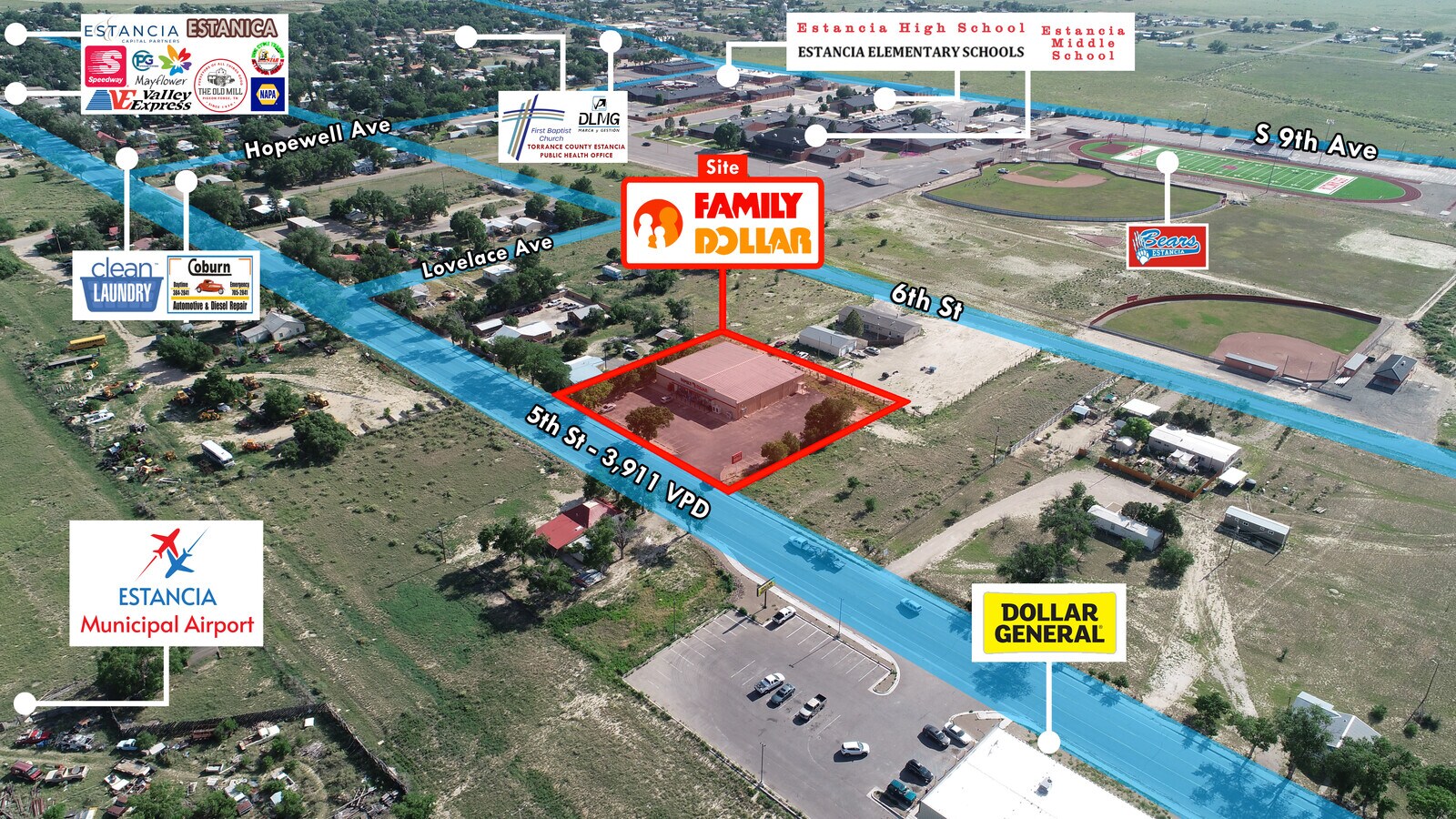 701 N 5th St, Estancia, NM 87016