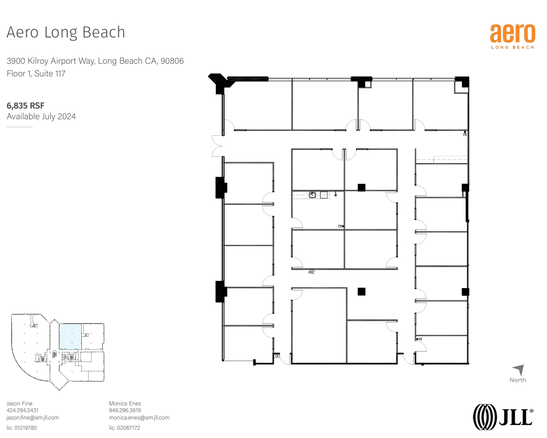 3900 Kilroy Airport Way, Long Beach, CA for lease Floor Plan- Image 1 of 1