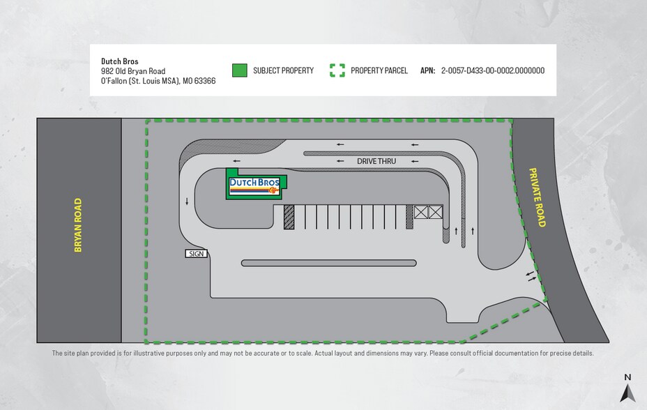 982 Old Bryan rd, O'Fallon, MO for sale - Site Plan - Image 2 of 4