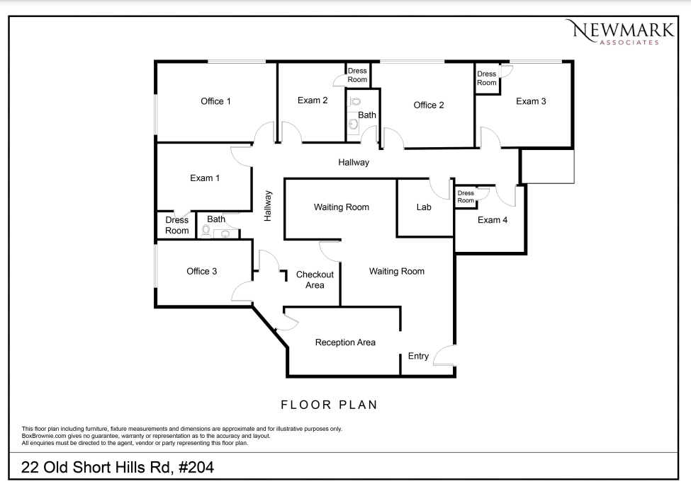 22 Old Short Hills Rd, Livingston, NJ 07039 - Unit 204 -  - Floor Plan - Image 1 of 1