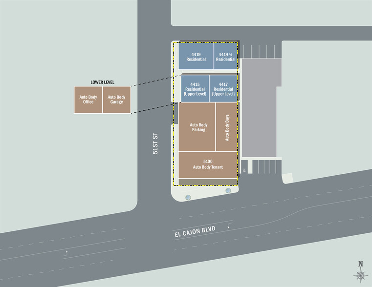 5100 El Cajon Blvd, San Diego, CA for sale - Site Plan - Image 3 of 3