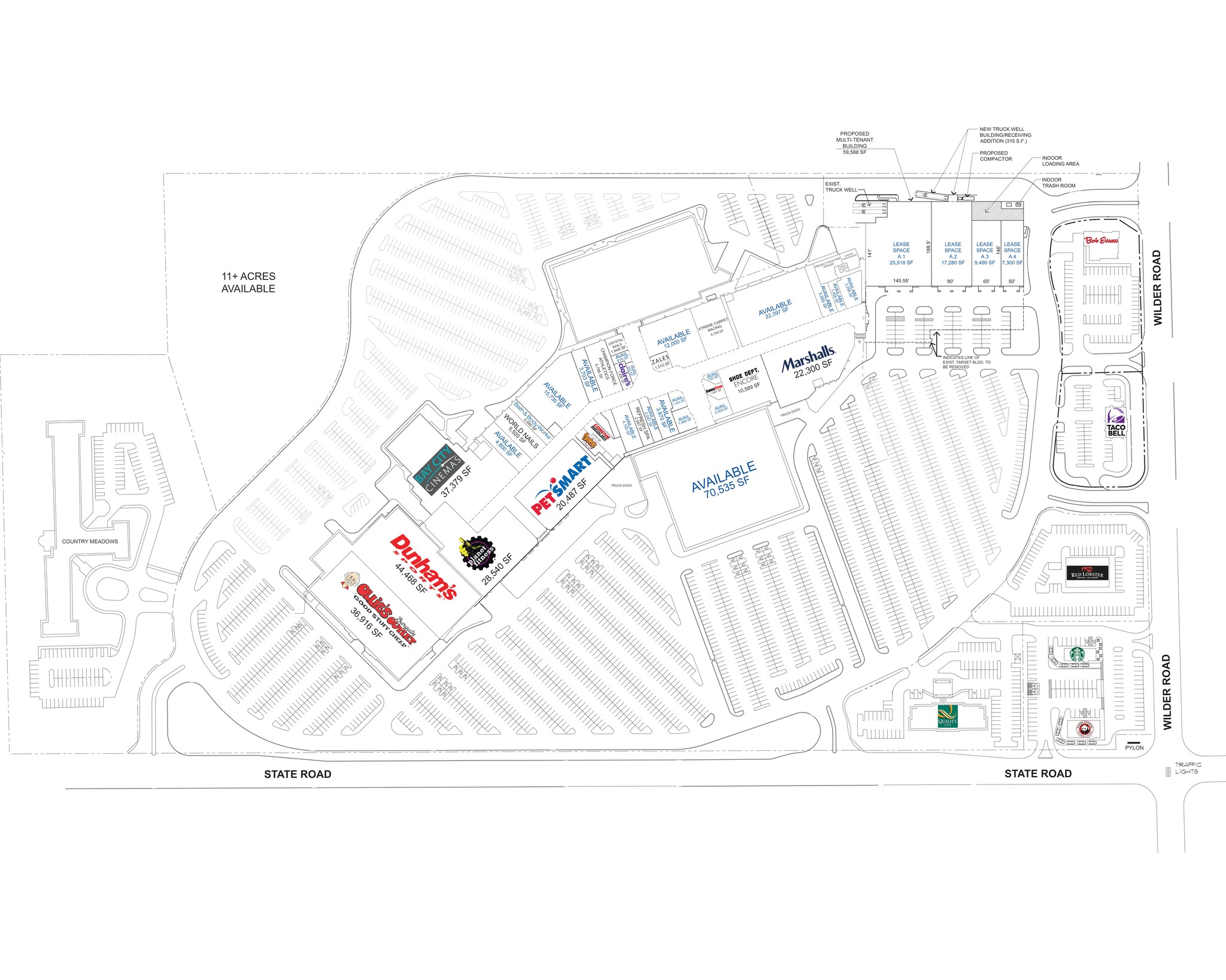 4101 E Wilder Rd, Bay City, MI for lease Site Plan- Image 1 of 1