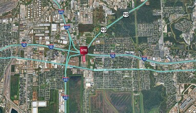 9990 E I-10 Fwy, Houston, TX - AERIAL map view - Image1