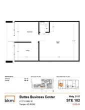 2105 S 48th St, Tempe, AZ for lease Floor Plan- Image 1 of 1